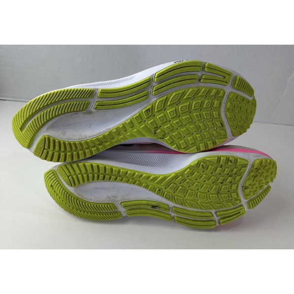 Nike Womens Air Zoom Pegasus 37 White Pink Glow Running Shoes Size 9 Sneakers - Picture 10 of 16